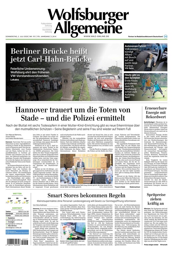 Wolfsburger Allgemeine Zeitung - ePaper