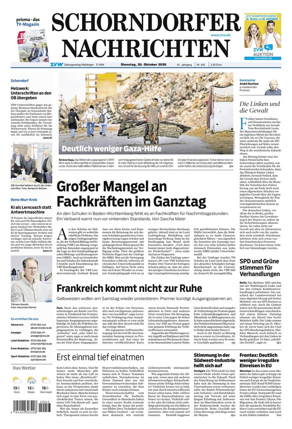 Schorndorfer Nachrichten - ePaper