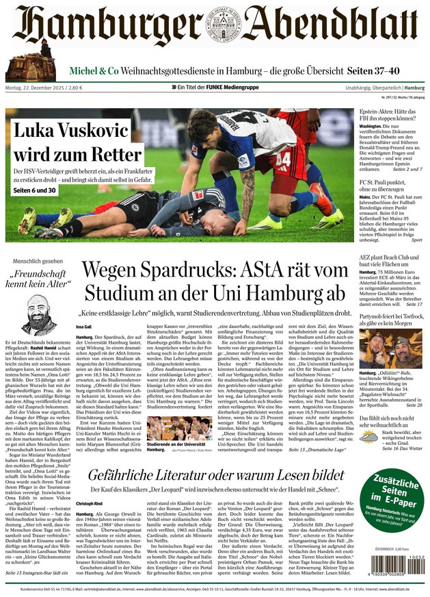 HAMBURGER ABENDBLATT - ePaper