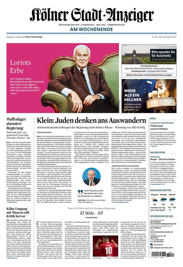 K&ouml;lner Stadt-Anzeiger - ePaper