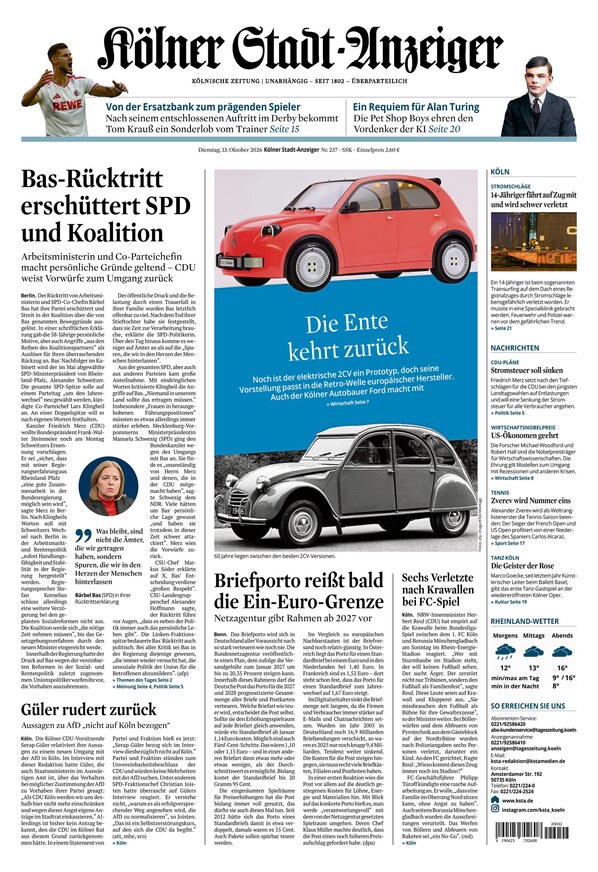 K&ouml;lner Stadt-Anzeiger - ePaper