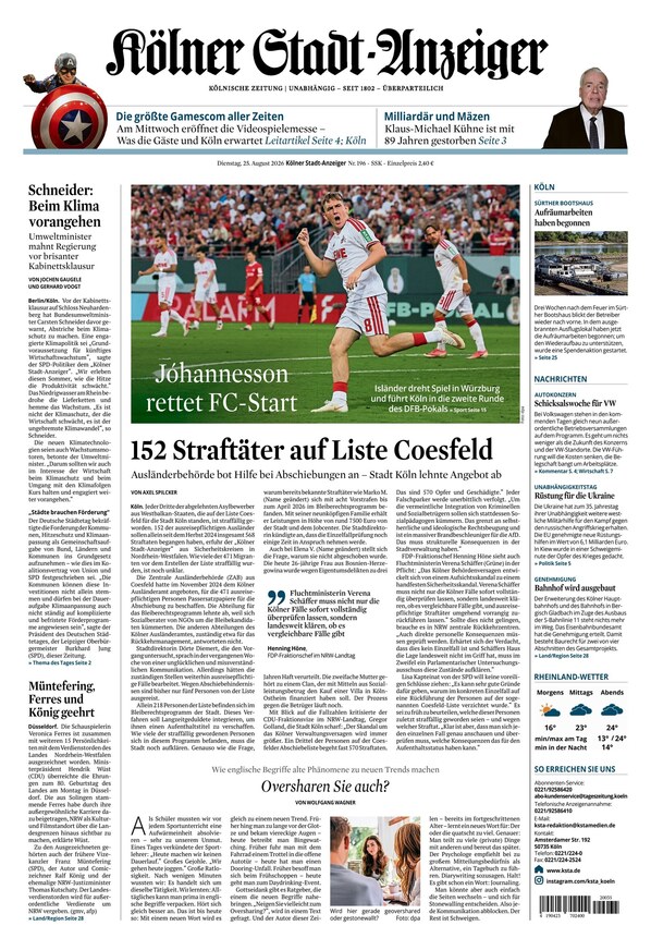 K&ouml;lner Stadt-Anzeiger - ePaper