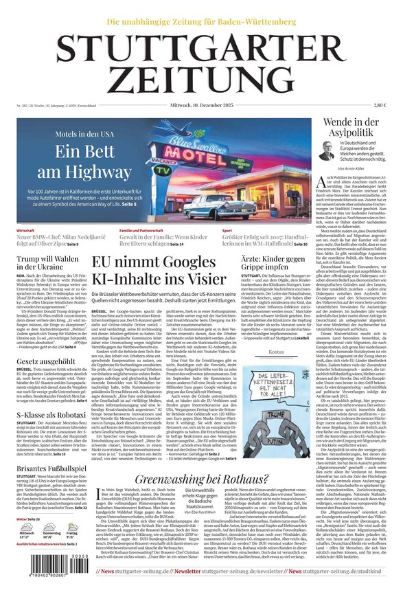 Stuttgarter Zeitung - ePaper