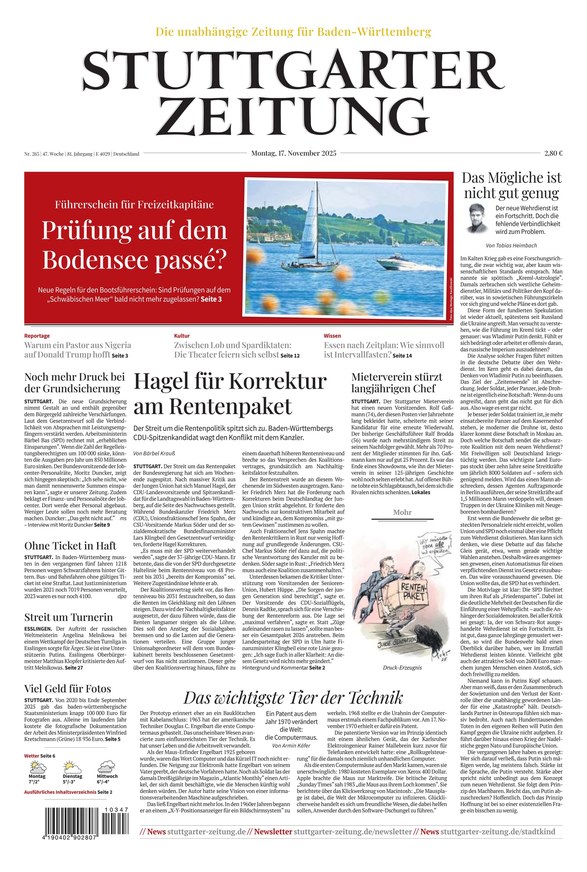 Stuttgarter Zeitung - ePaper
