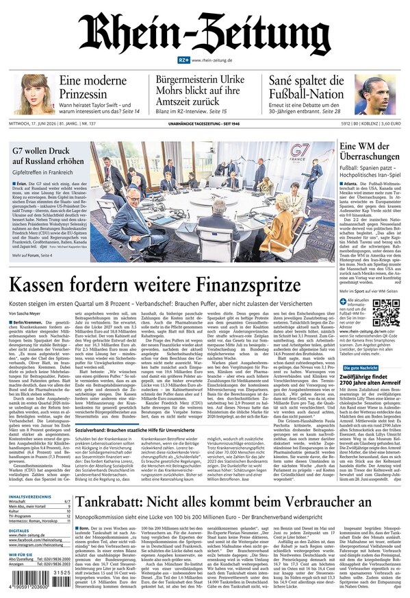 Rhein-Zeitung - ePaper
