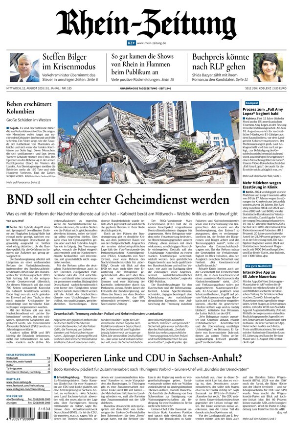 Rhein-Zeitung - ePaper