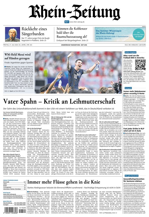 Rhein-Zeitung - ePaper