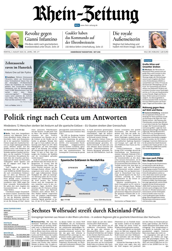Rhein-Zeitung - ePaper