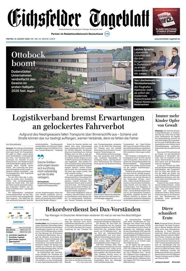 Eichsfelder Tageblatt - ePaper