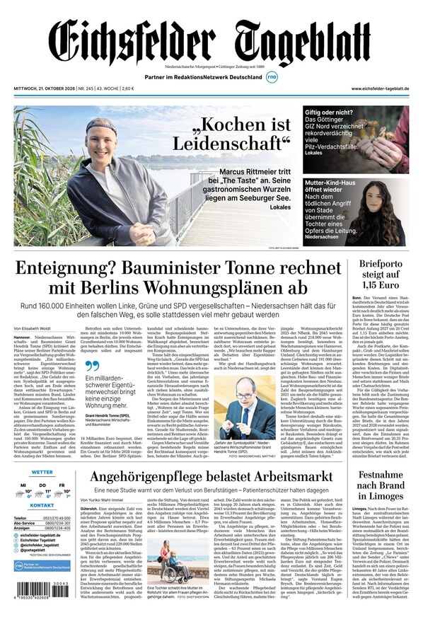 Eichsfelder Tageblatt - ePaper