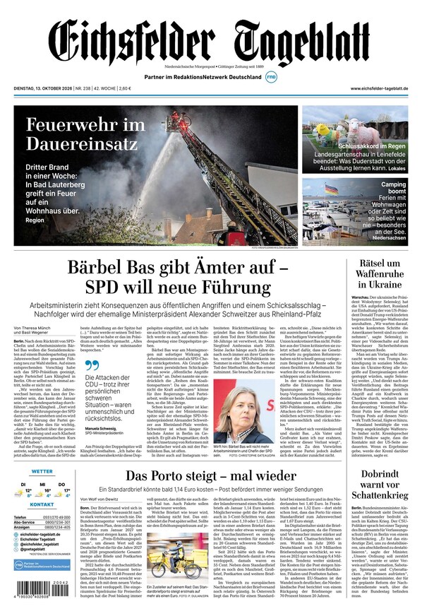 Eichsfelder Tageblatt - ePaper