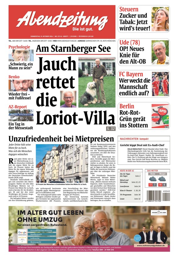 Abendzeitung M&uuml;nchen - ePaper