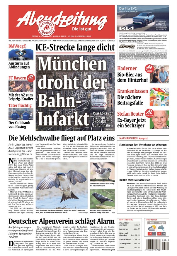 Abendzeitung M&uuml;nchen - ePaper