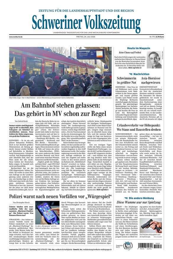 Schweriner Volkszeitung - ePaper