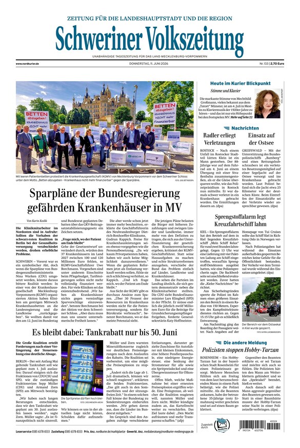 Schweriner Volkszeitung - ePaper
