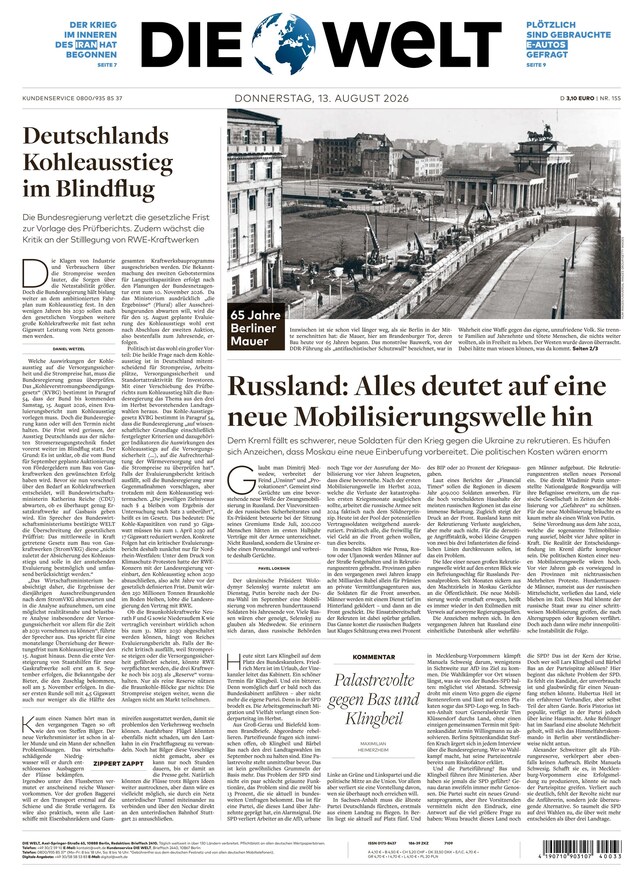DIE WELT - ePaper