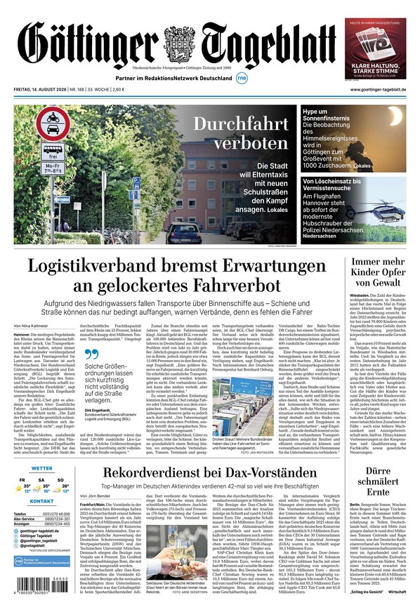 Göttinger Tageblatt - ePaper