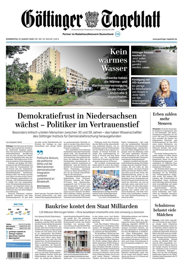Göttinger Tageblatt - ePaper