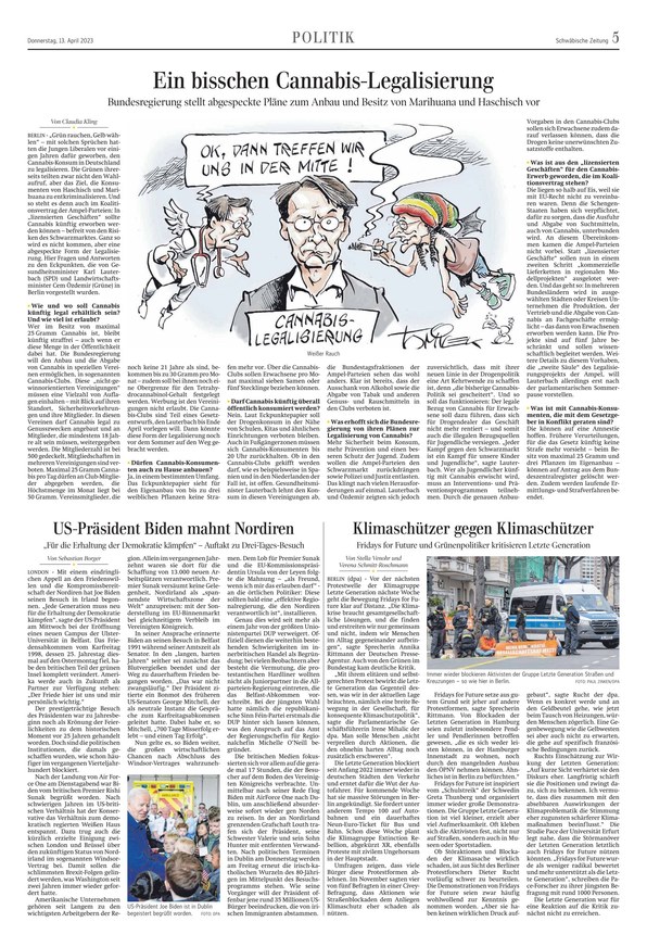 Schwäbische Zeitung Tuttlingen Vom 13.04.2023 – Als EPaper Im IKiosk Lesen