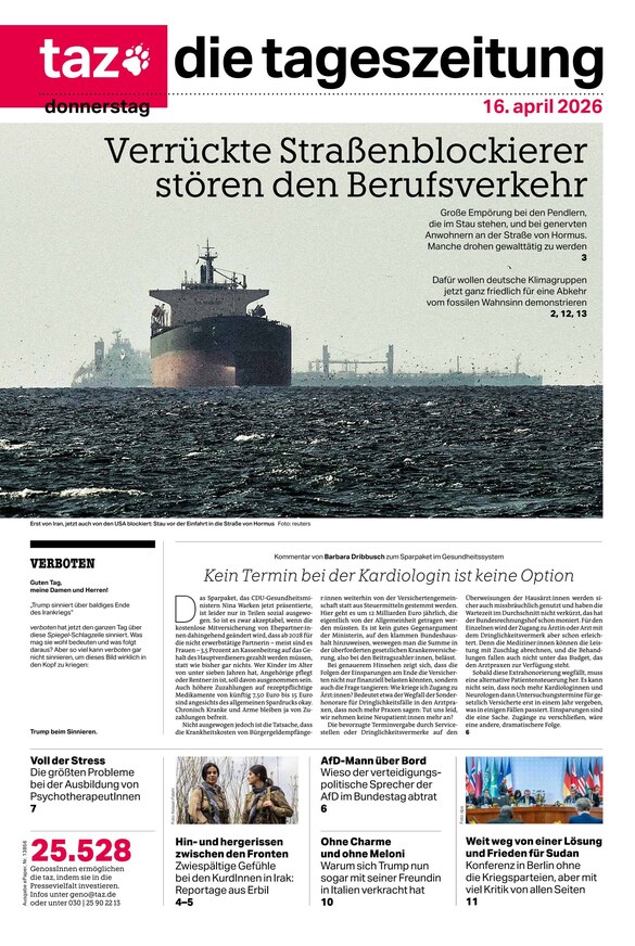 taz die tageszeitung - ePaper
