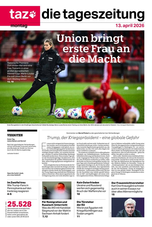 taz die tageszeitung - ePaper