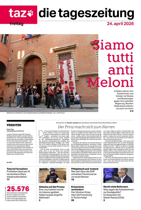 taz die tageszeitung - ePaper