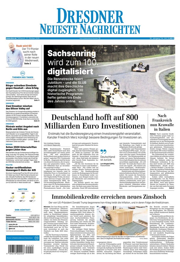 Dresdner Neueste Nachrichten - ePaper
