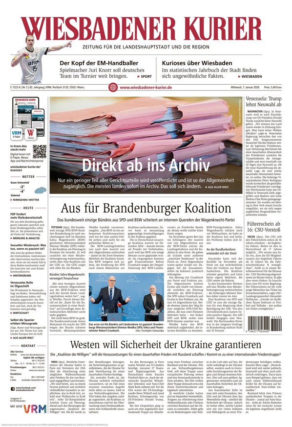 Wiesbadener Kurier - ePaper