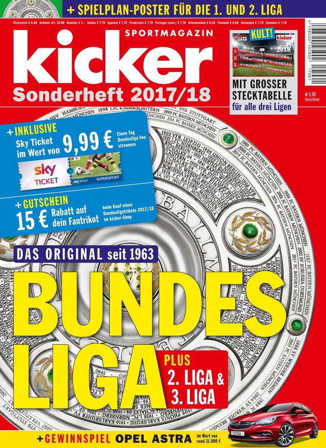 Kicker Bundesliga Sonderheft Zeitschrift Als Epaper Im Ikiosk Lesen
