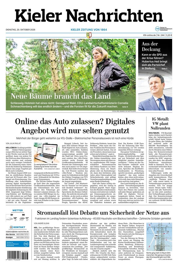 Kieler Nachrichten - ePaper