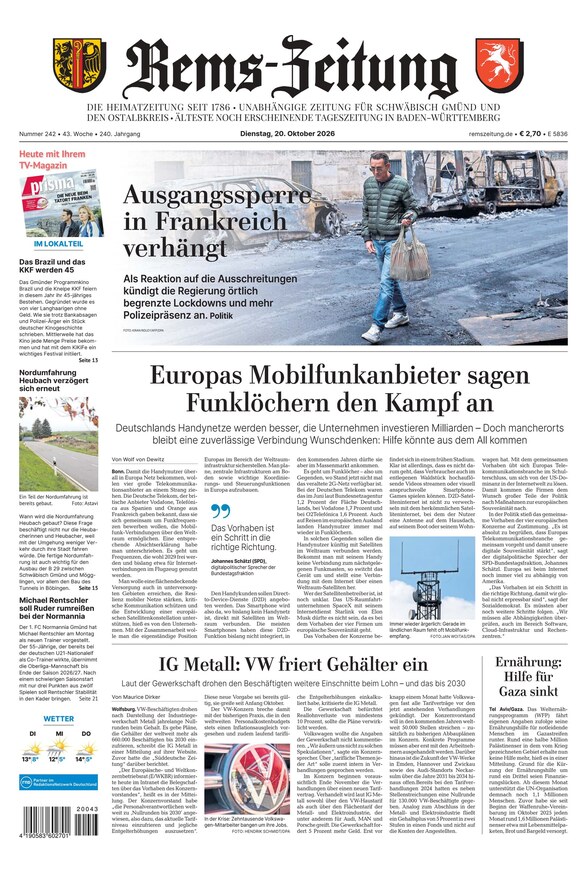Rems-Zeitung - ePaper