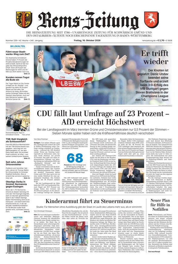 Rems-Zeitung - ePaper