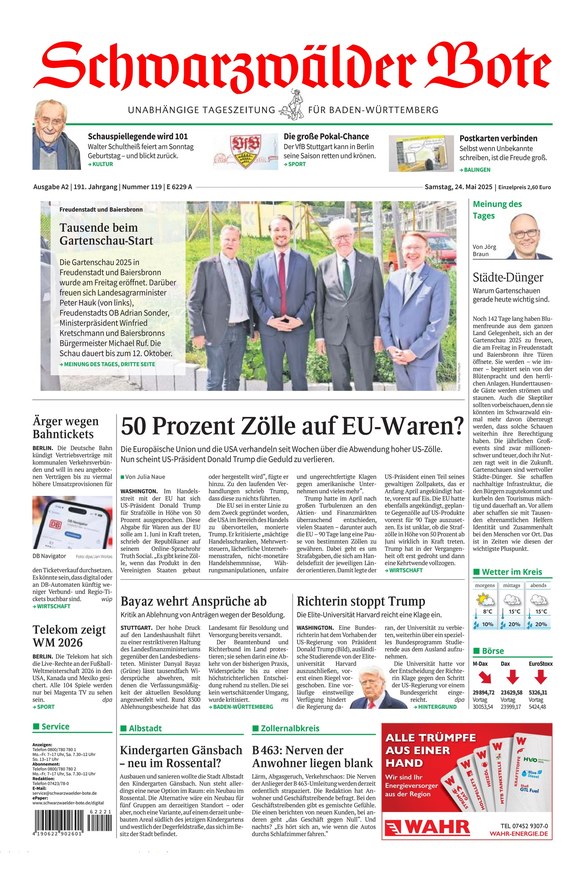 Schwarzwälder Bote - ePaper