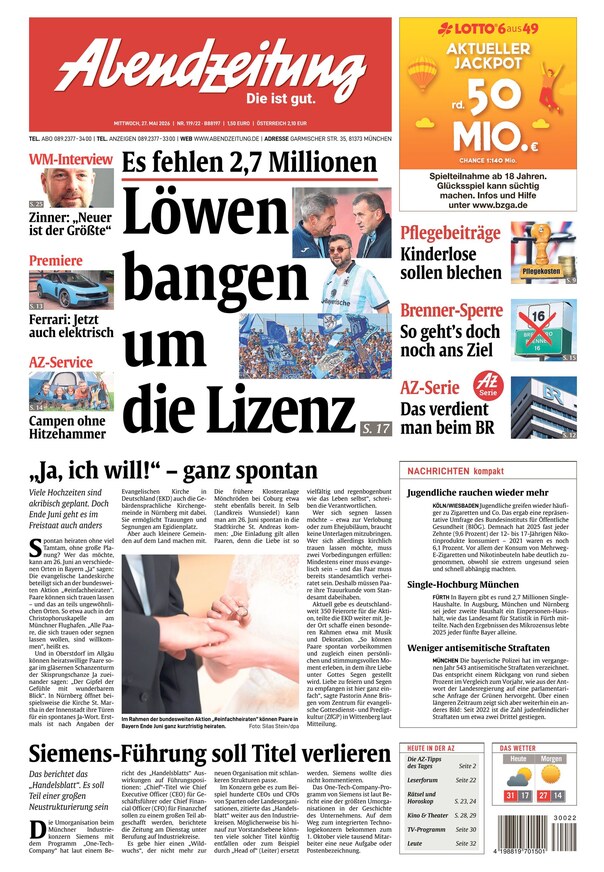 Abendzeitung München - ePaper