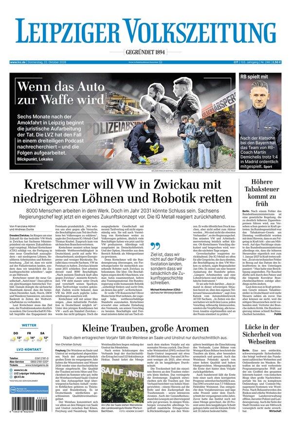 Leipziger Volkszeitung - ePaper