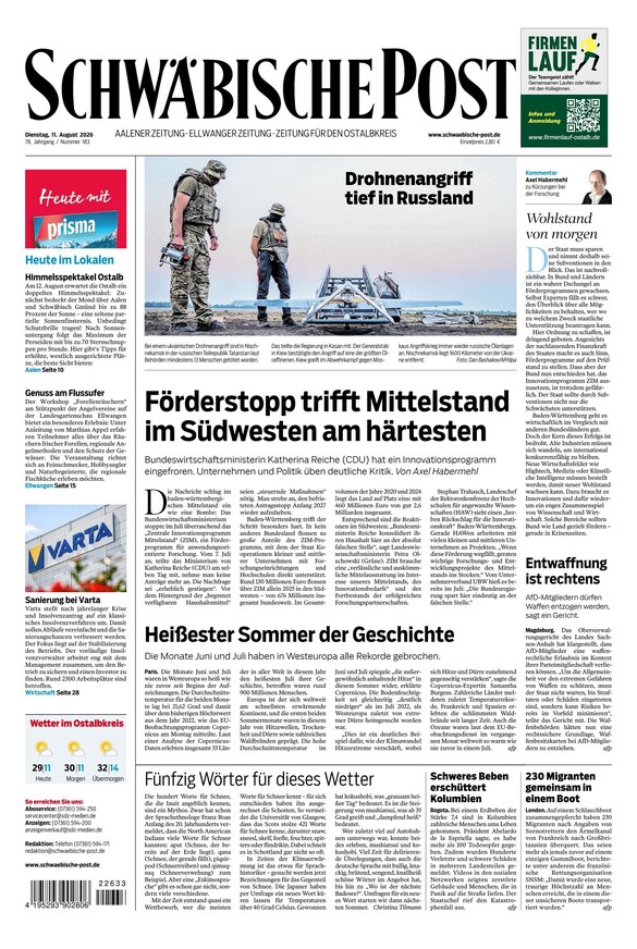 Schw&auml;bische Post - ePaper