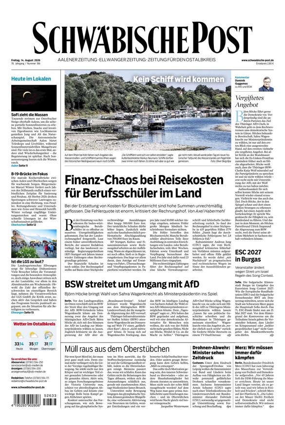 Schw&auml;bische Post - ePaper