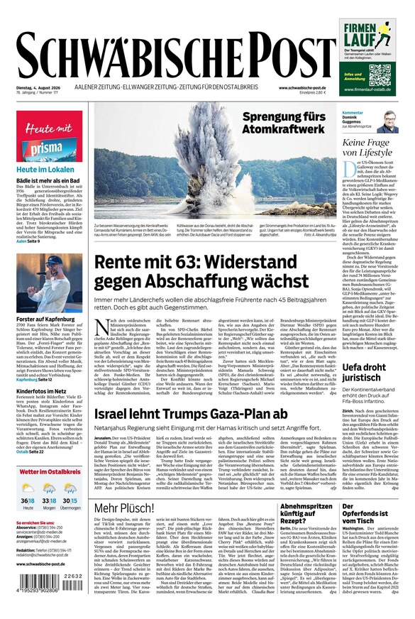 Schw&auml;bische Post - ePaper