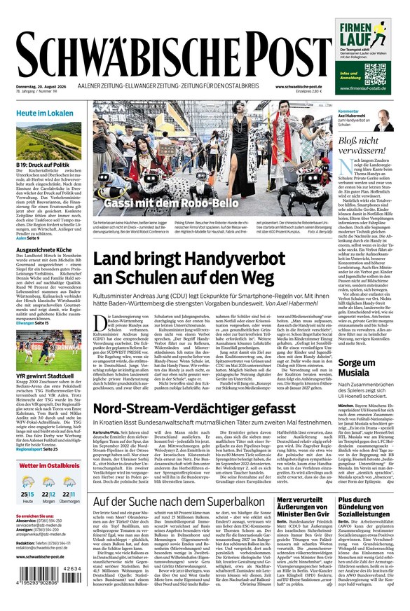 Schw&auml;bische Post - ePaper