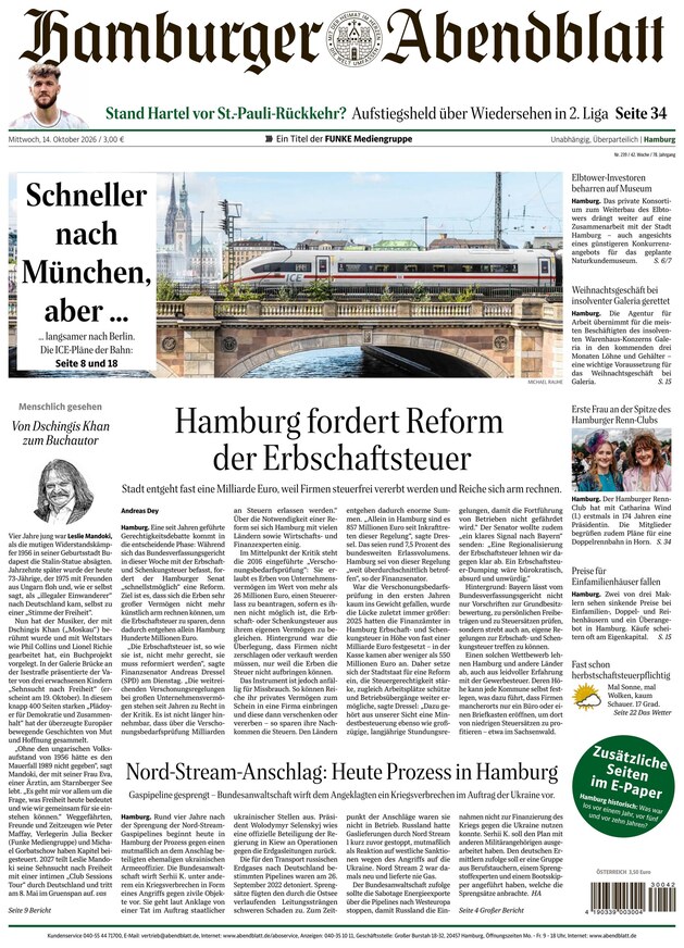 HAMBURGER ABENDBLATT - ePaper