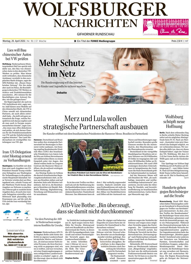 Wolfsburger Nachrichten - ePaper