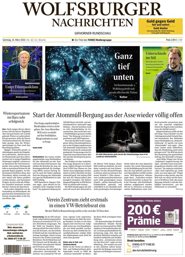 Wolfsburger Nachrichten - ePaper