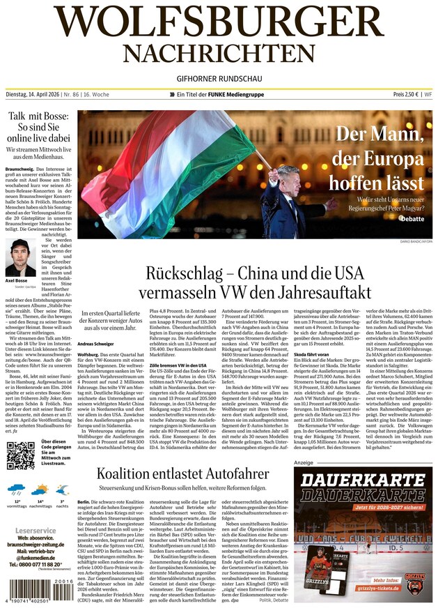 Wolfsburger Nachrichten - ePaper