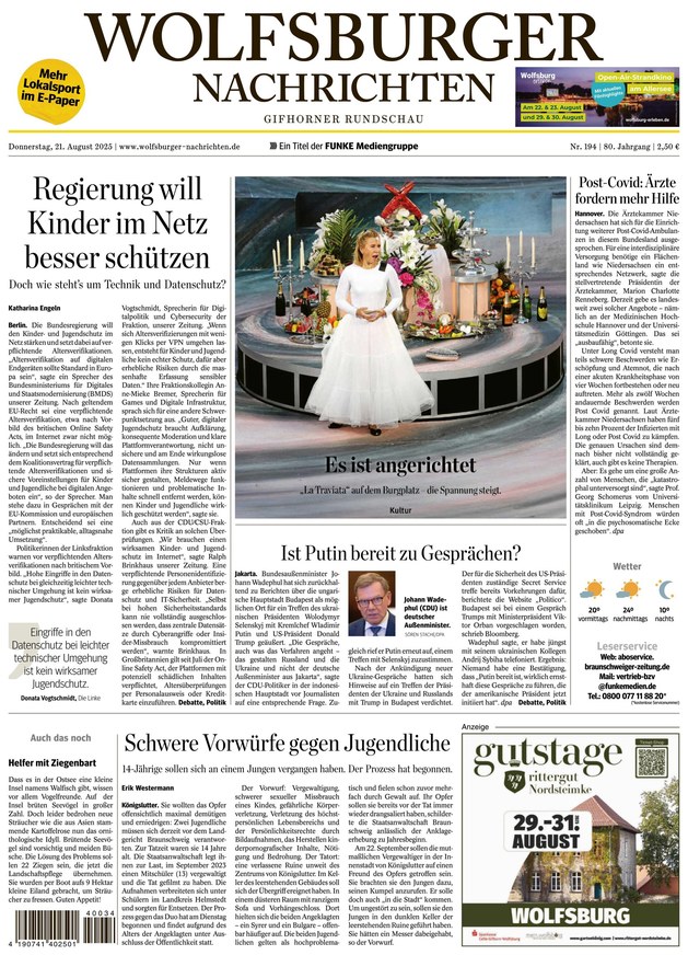 Wolfsburger Nachrichten - ePaper