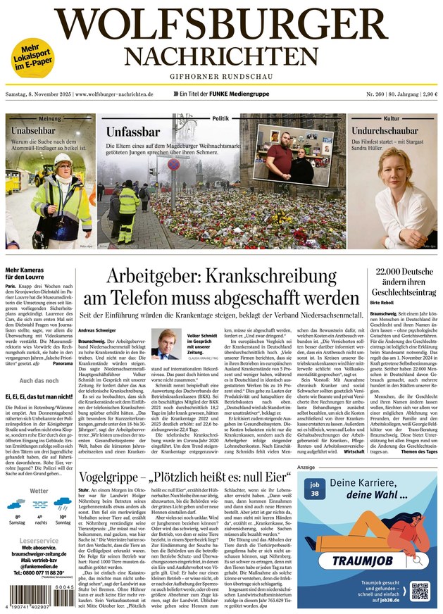 Wolfsburger Nachrichten - ePaper
