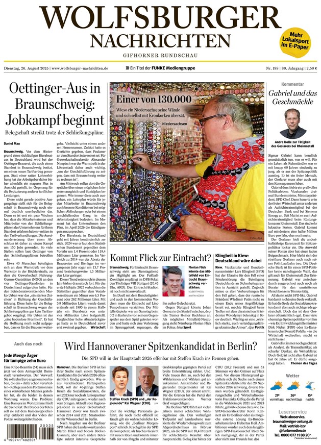 Wolfsburger Nachrichten - ePaper