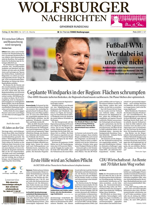 Wolfsburger Nachrichten - ePaper