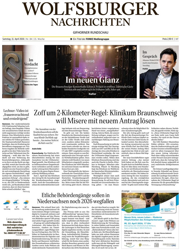 Wolfsburger Nachrichten - ePaper