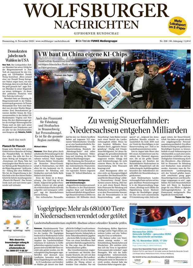 Wolfsburger Nachrichten - ePaper