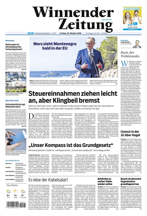 Winnender Zeitung - ePaper